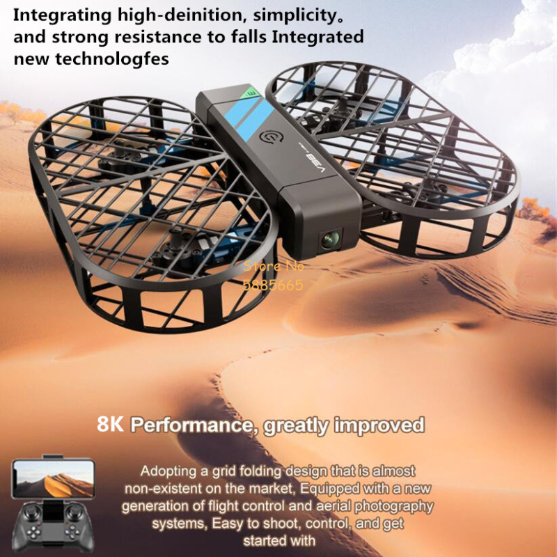 Drone Camera Hd - Caméra HD 8K 360 ° Protection