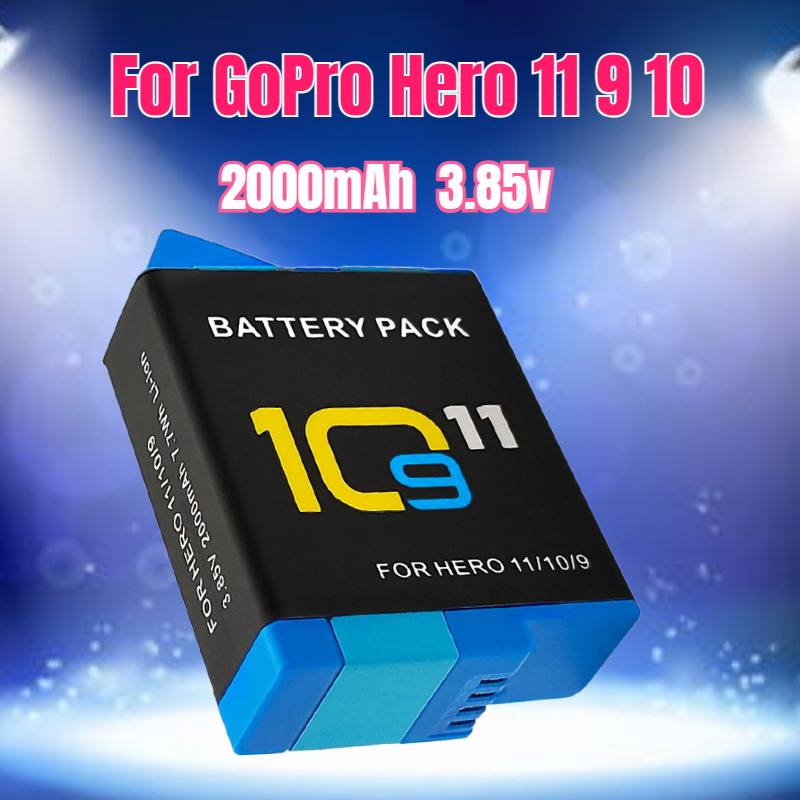 Drone Camera Action - Batterie 3.85V 2000mAh, décodage complet pour