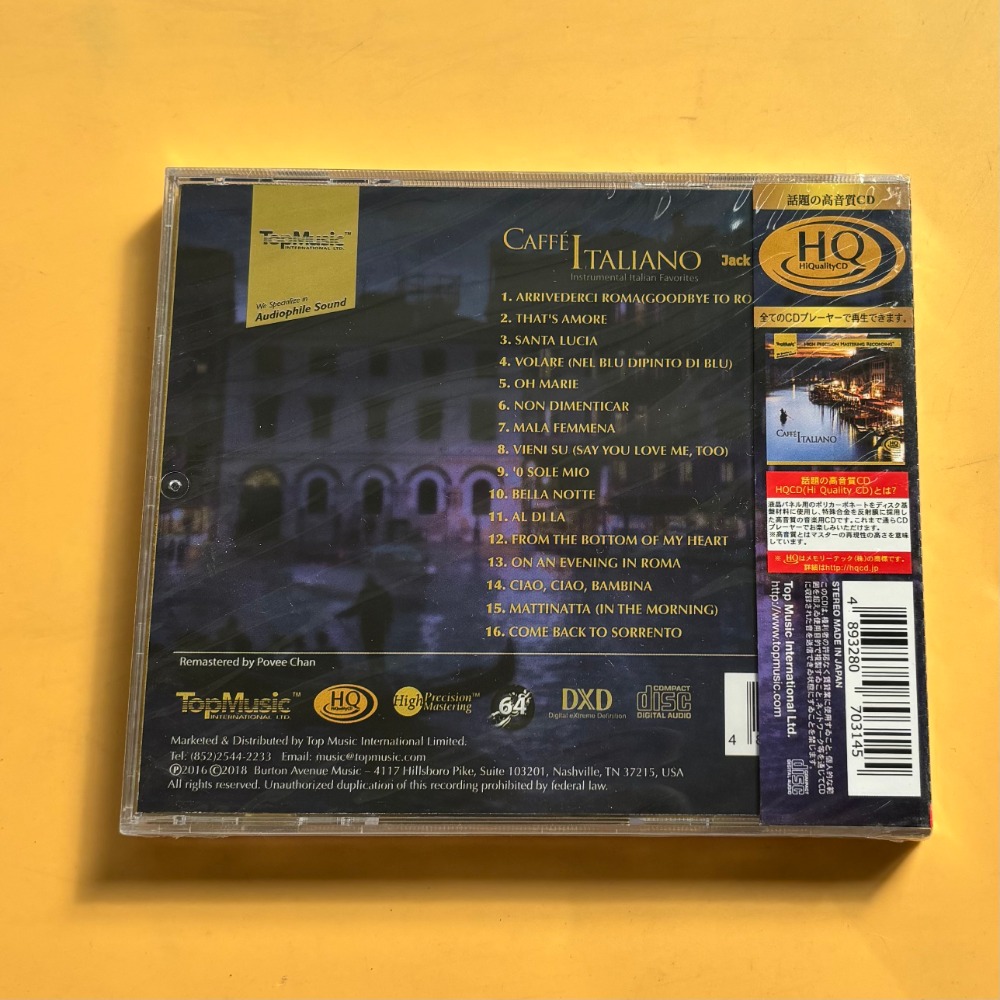 CD de musique italienne au caf - Drone Camera Stabilized avis et prix