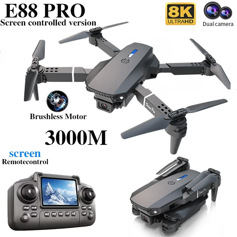 Drone professionnel E88 PRO av - Drone Camera Wide Angle avis et prix