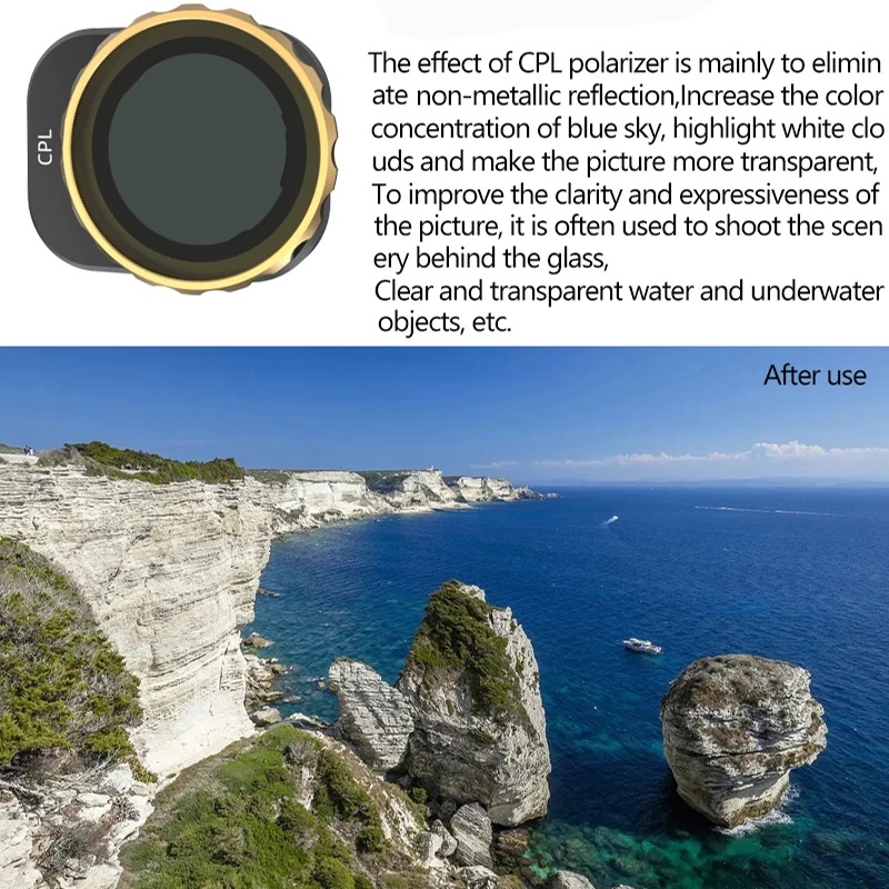 Filtre pour drone DJI Mini 3 P - Drone Camera Filter avis et prix